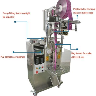 Çin Baharat Toz Poşet Ambalaj Makinası Mikrobilgisayar Chip Kontrolü Tedarikçi