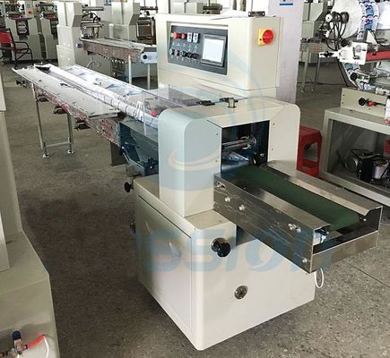 Çin Yumurta Rulolu Bisküvi Sarma Makinesi, Yatay Otomatik Bisküvi Paketleme Makinesi Tedarikçi