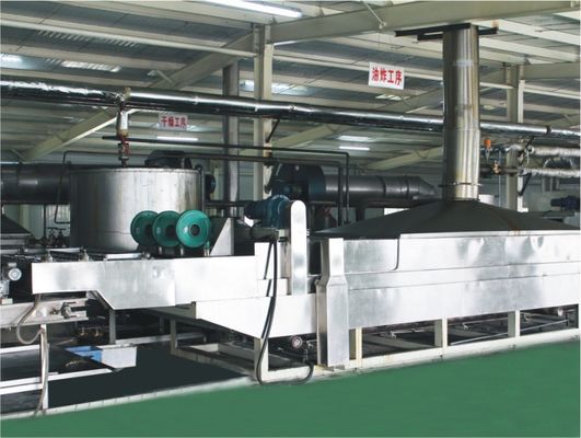 Çin Gelişmiş Teknoloji Otomatik Erişte Yapma Makinesi, Kızarmış Hızlı Erişte Üretim Hattı Tedarikçi
