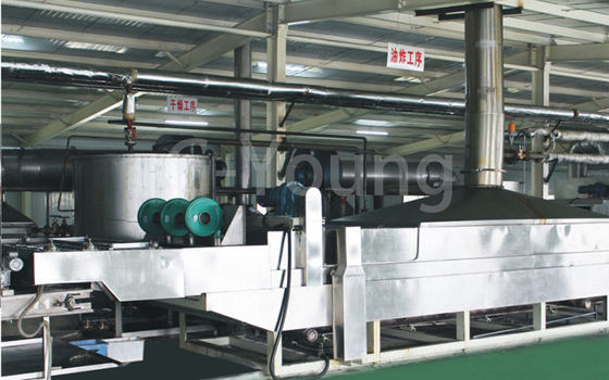 Çin Sürekli Performans ile CE / ISO Otomatik Fried Anında Şehriye Üretim Hattı Tedarikçi